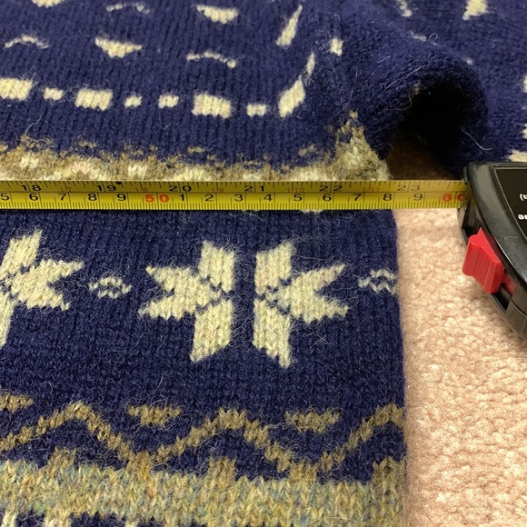 Columbia 100% wool sweater M Unisex Men Women - Picture 6 of 7